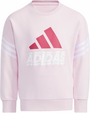 adidas Graphic Crew Neck Clear Pink Children's Sweatshirt