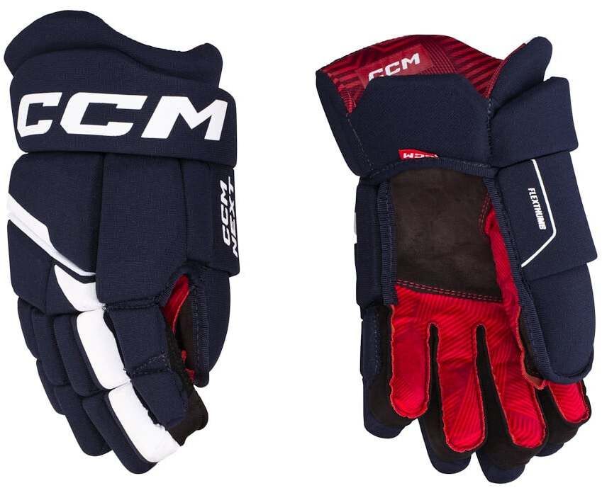 CCM Next Navy/White 11 inch ice hockey gloves