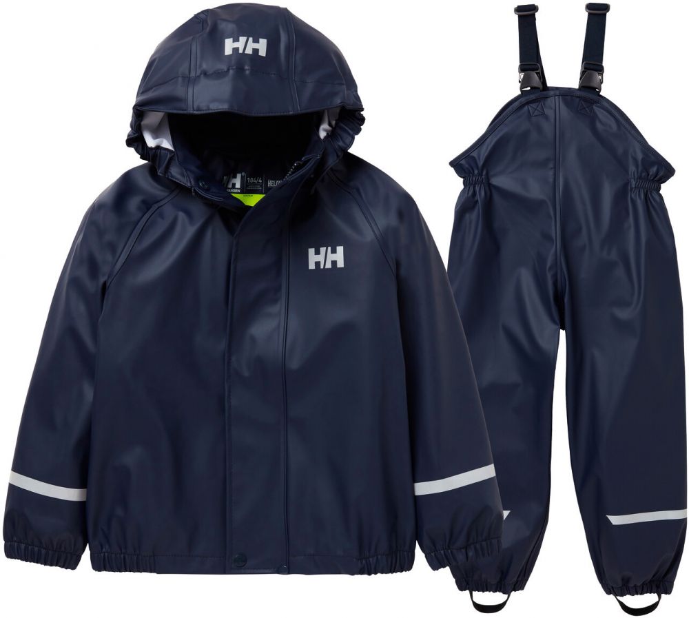 Helly Hansen Bergen 2.0 PU Rainset Navy Children's Jacket