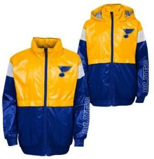 Children's Outerstuff Jacket GOAL LINE STANCE FZ WINDBREAKE ST. LOUIS BLUES