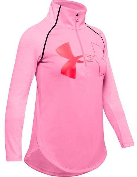 Under Armour Tech Graphic Big Logo 1/2 Zip S T-shirt for a girl