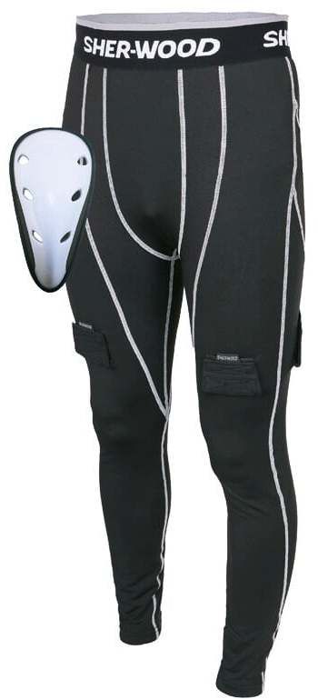 Trousers with jockstrap Sher-Wood Compression Jock Pant SR, S
