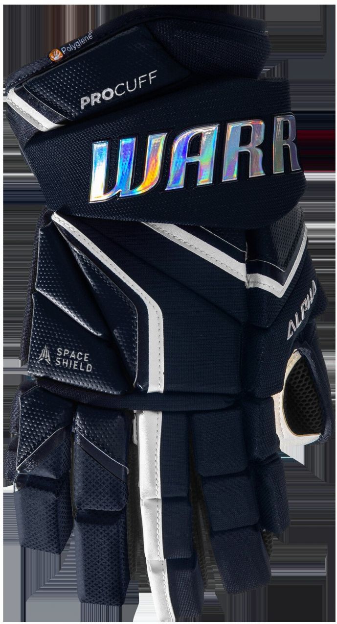 Warrior Alpha LX2 Pro Navy Junior Hockey Gloves 11 Inch