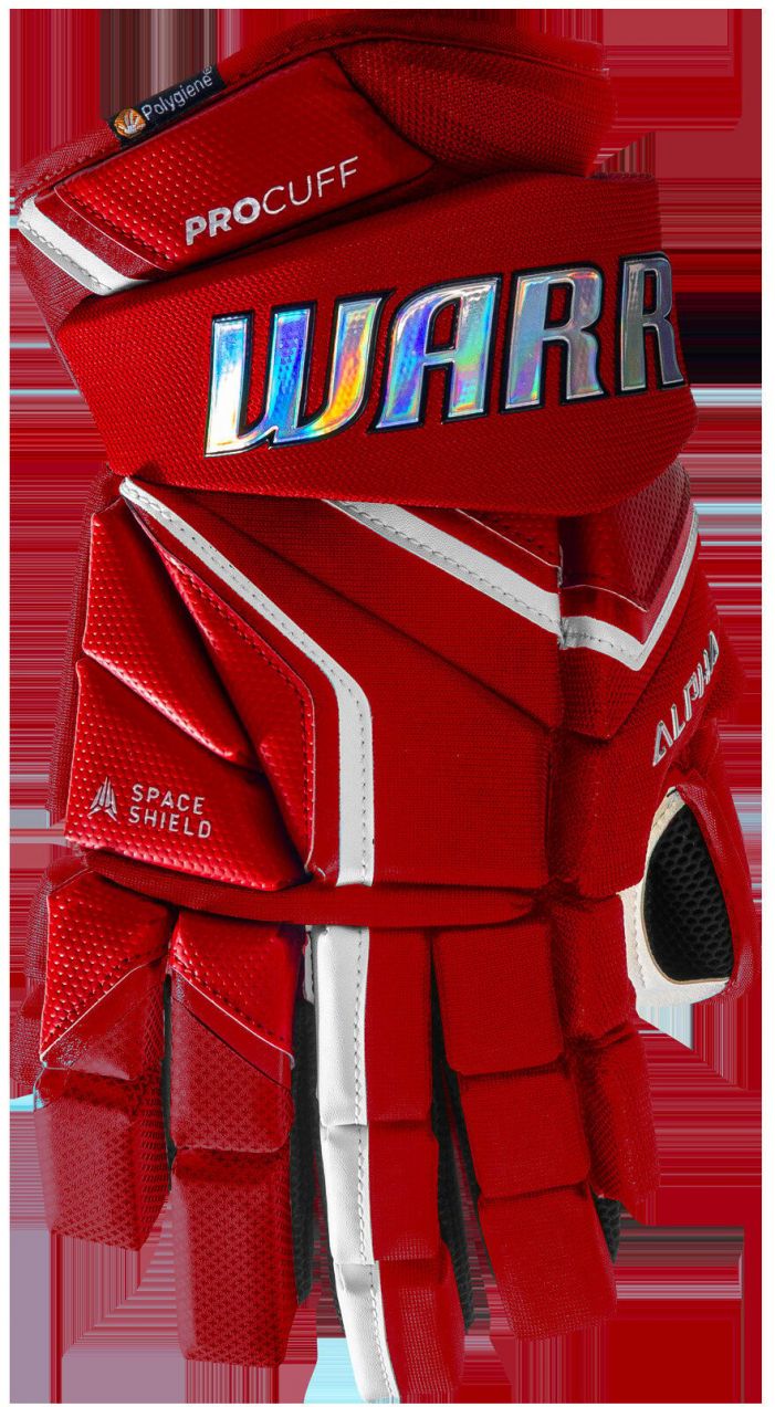 Warrior Alpha LX2 Pro Red Junior Hockey Gloves 12 Inch