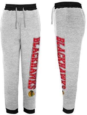 Kids Pants Outerstuff SKILLED ENFORCER FLEECE PANT CHICAGO BLACKHAWKS