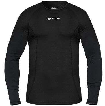CCM LS Perf Compression JR T-Shirt