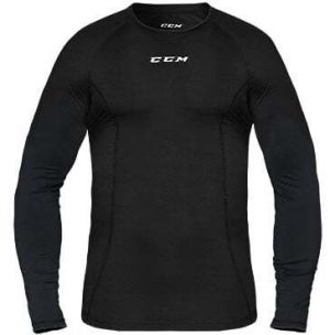 CCM LS Perf Compression JR T-Shirt