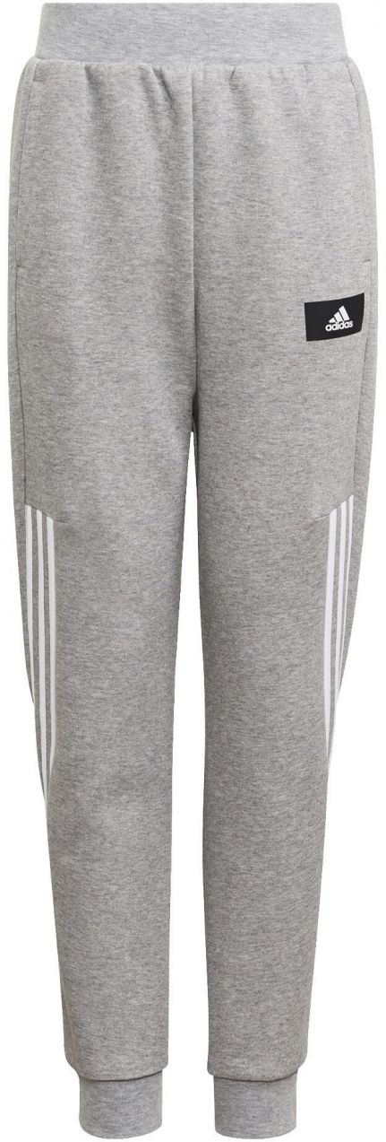adidas Future Icons 3-Stripes Tapered-Leg Pants Medium Grey Heather Boys' Sweatpants