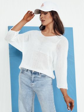 Women's openwork sweater ANNIS ecru Dstreet