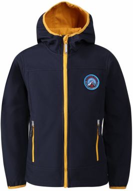 Children's softshell jacket ALPINE PRO OMANO mood indigo