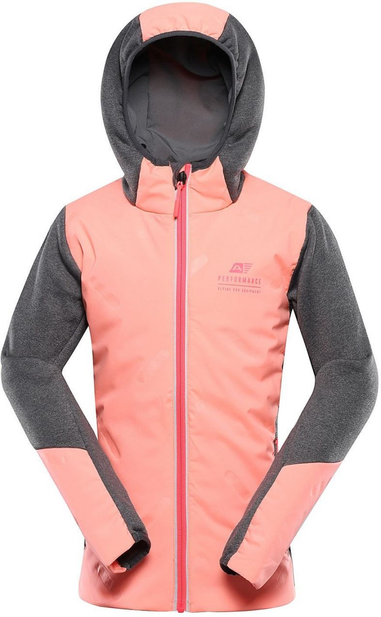 Children's quick-drying sweatshirt ALPINE PRO GOMARO neon salmon