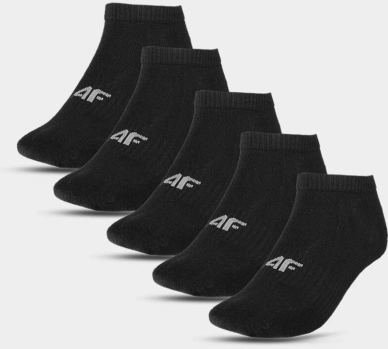 Boys' socks (5pack) 4F - black