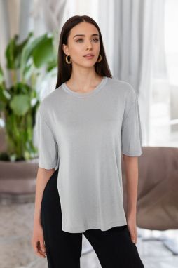 Trendyol Gray Short Sleeve Knitwear Sweater