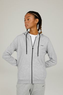 KINETIX SN85 BASIC FULL ZIP HOODI GRAY MELANGE Woman 124