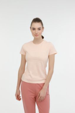 KINETIX W-SN226 BASIC C NECK T-SH PINKISH ORANGE Woman Sleeve T-Sh