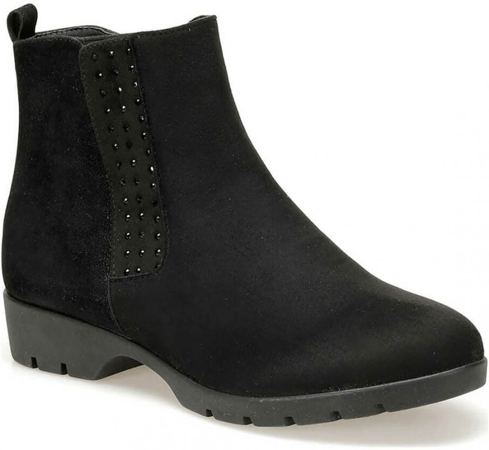Polaris  92.151077Sz Black Woman Flat Boots