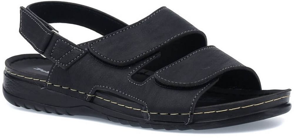 Polaris  400511.m1Fx Black Man Sandals