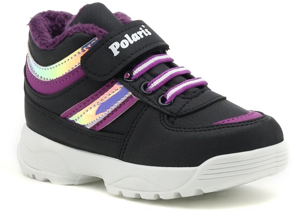 Polaris 612155.P1PR BLACK Girl Sneaker Hi