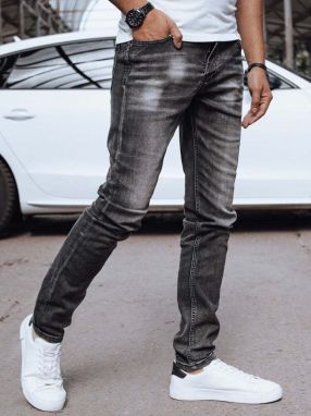 Men's Grey Denim Dstreet Trousers