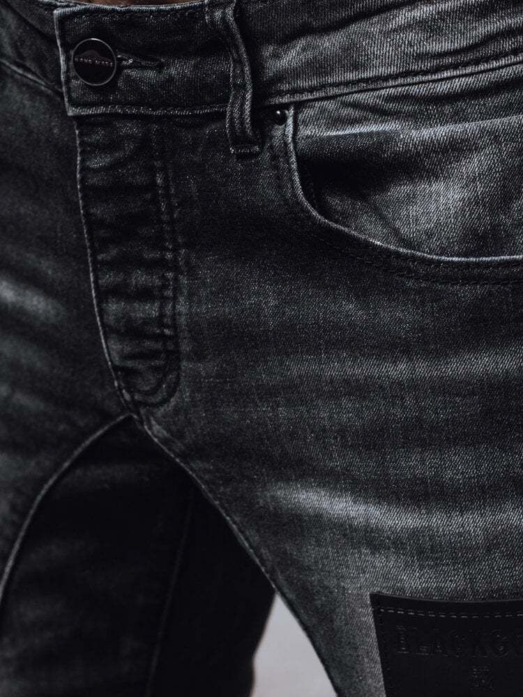 Men's Black Denim Dstreet Pants