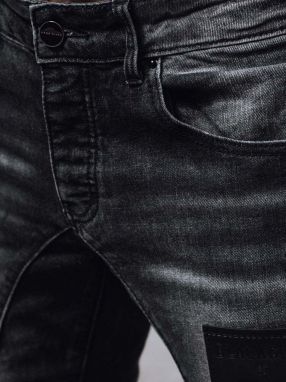 Men's Black Denim Dstreet Pants