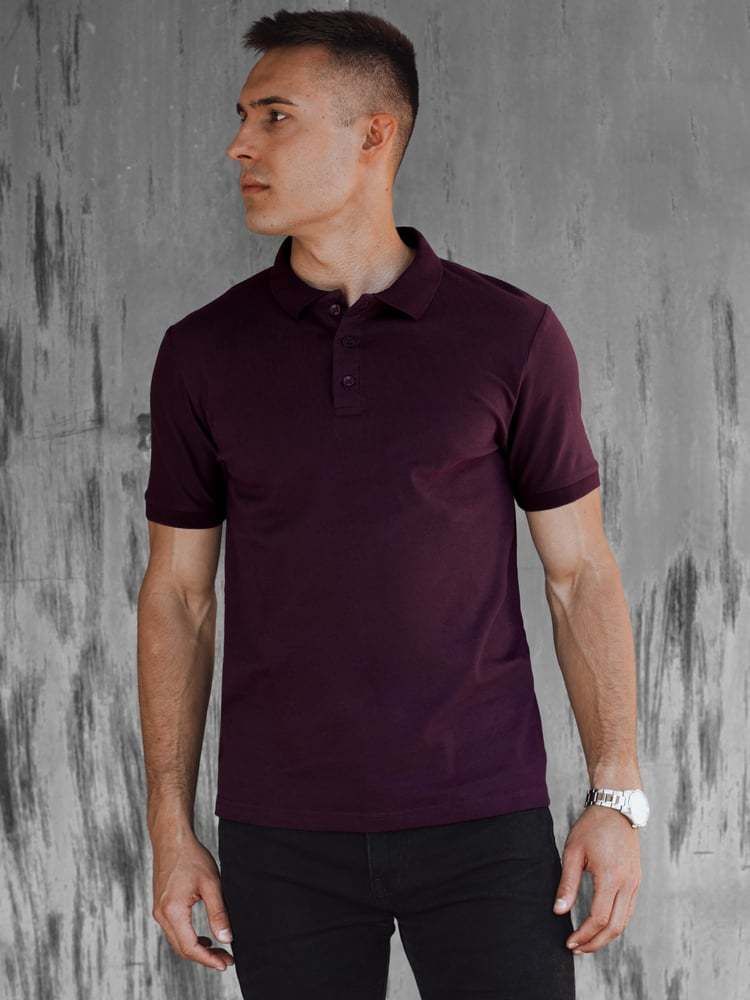 Men's Plum Polo Shirt Dstreet