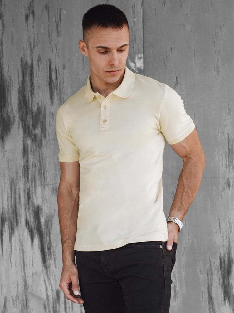 Men's Yellow Dstreet Polo Shirt