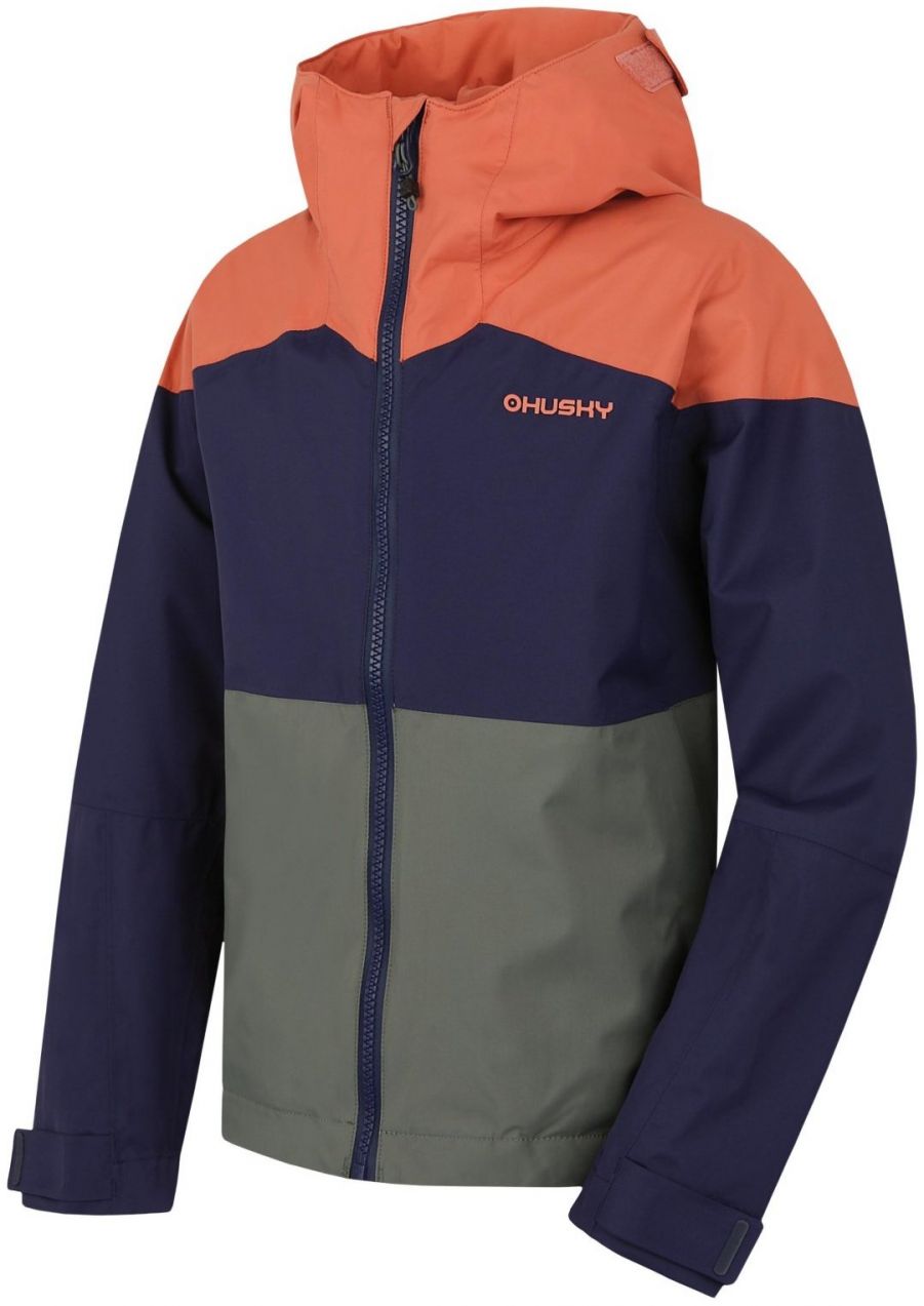 HUSKY Nicker K faded green children's hardshell jacket