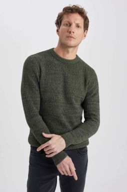 DEFACTO Standard Fit Crew Neck Knitwear Pullover