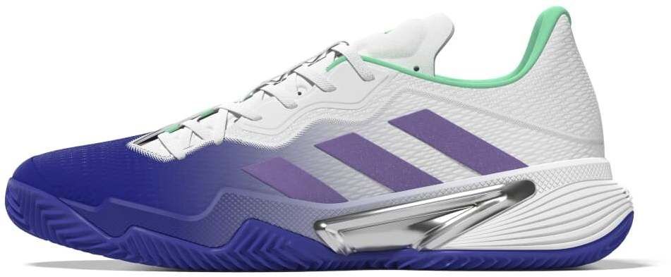 adidas Barricade W Clay Blue/Violet Women's Tennis Shoes EUR 41 1/3