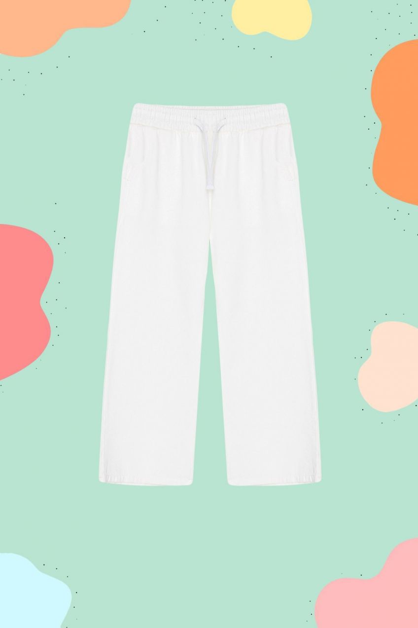 Trendyol White Girl White Denim Pants Jean