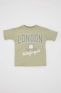 DEFACTO Baby Boy Regular Fit Crew Neck Printed T-Shirt