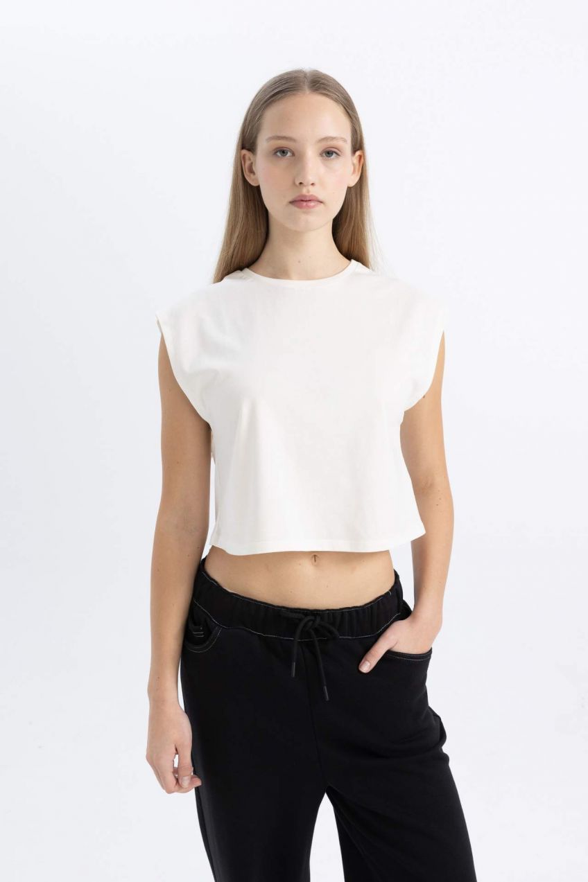 DEFACTO Cool Loose Fit Sleeveless T-Shirt