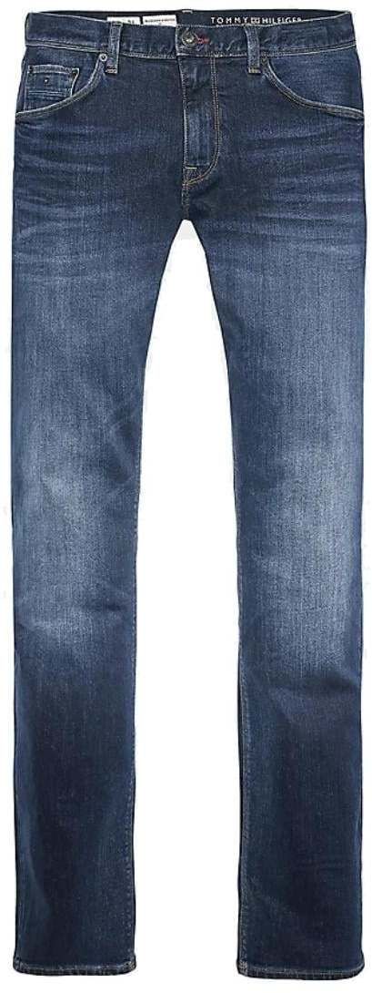 Rifle - TOMMY HILFIGER CORE BLEECKER SLIM JEAN tmavomodré
