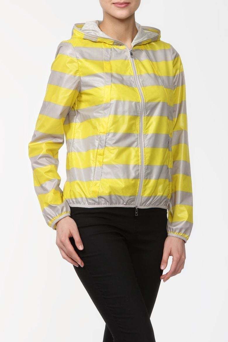 Tommy Hilfiger Bunda - BARBARA JKT sivo-žltá