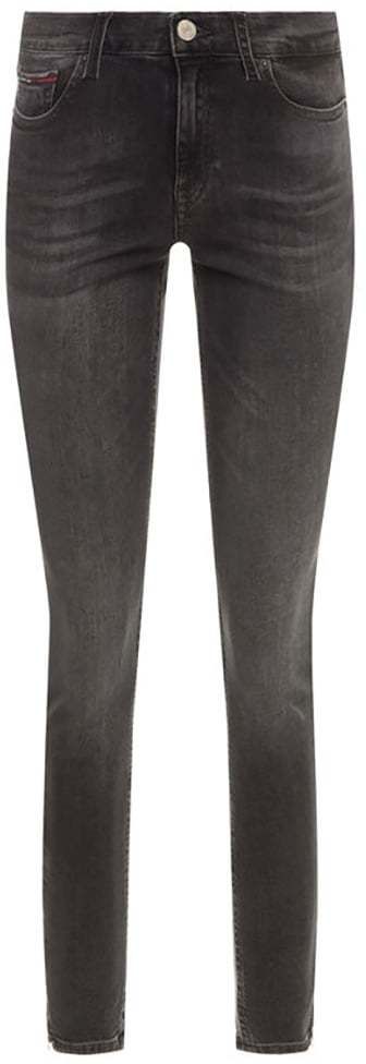 Rifle - Tommy Jeans NORA MID RISE SKNY ANK ZIP JRVBK sivé
