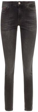 Rifle - Tommy Jeans NORA MID RISE SKNY ANK ZIP JRVBK sivé