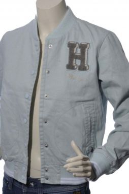 Tommy Hilfiger Bunda - clarice baseball modrá