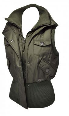 Tommy Hilfiger Vesta - OLGA BODYWARMER zelená
