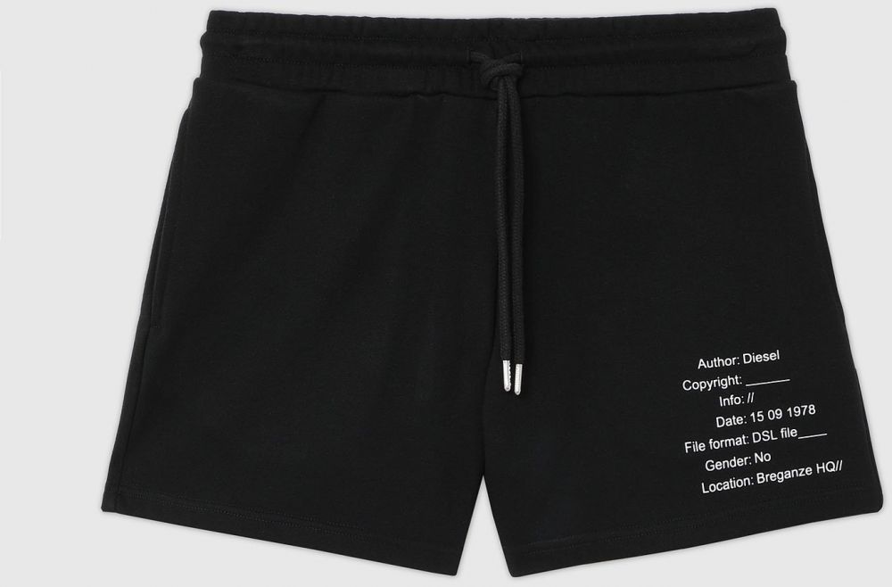 Krátke nohavice - Diesel UFLBSKYRT  SHORTS čierne