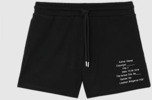 Krátke nohavice - Diesel UFLBSKYRT  SHORTS čierne