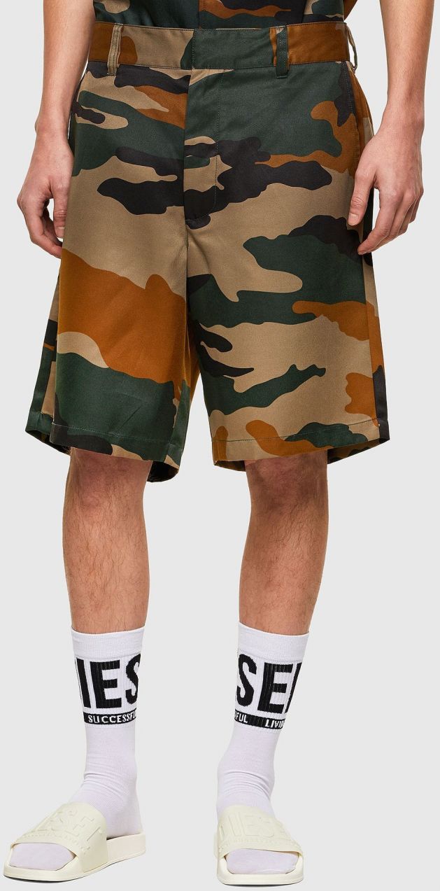 Diesel Krátke nohavice - PBERTICAMU SHORTS viacfarebné