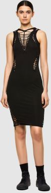 Diesel Šaty - D-BRAIDEN DRESS čierne