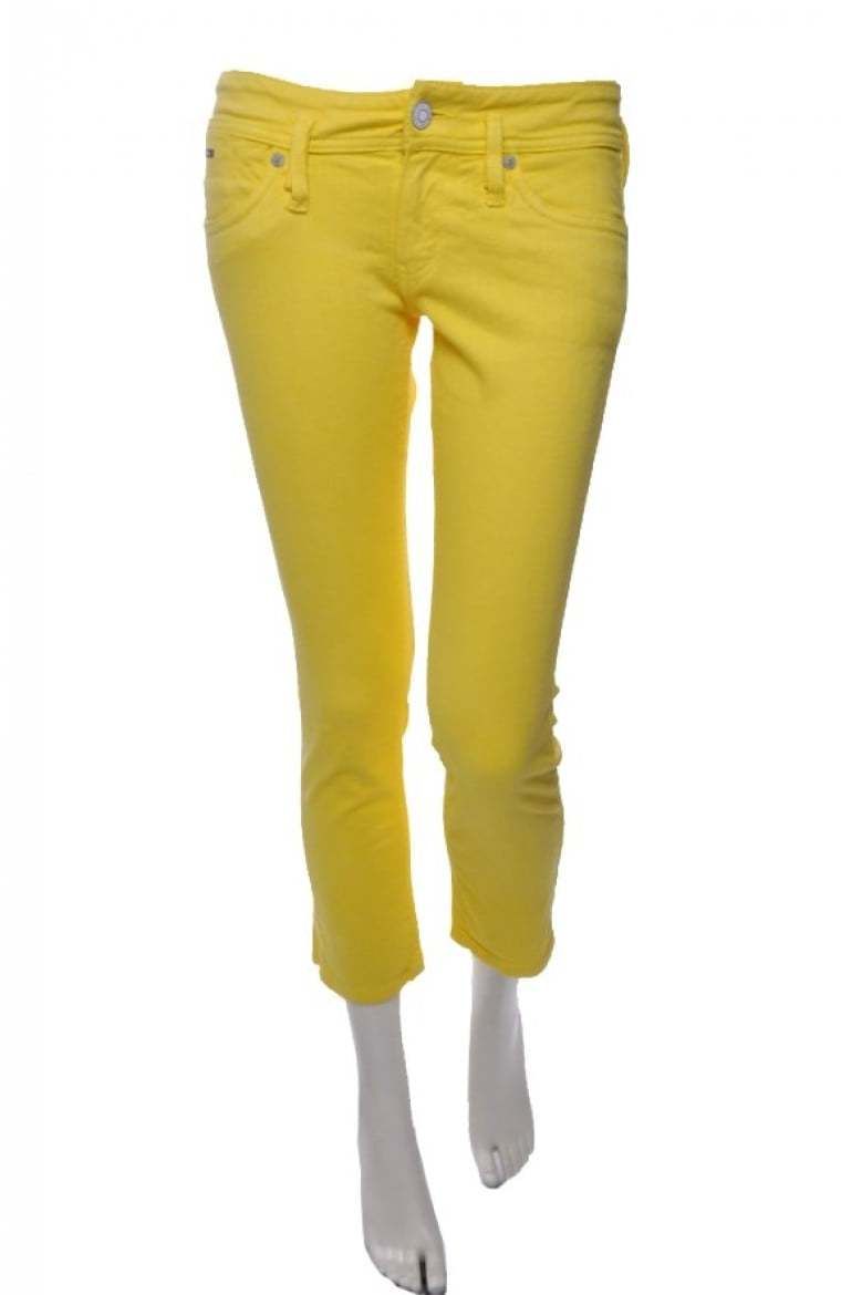 Tommy Hilfiger Krátke nohavice - nevada capri gds žlté
