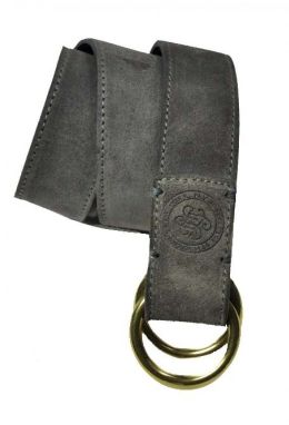 Tommy Hilfiger Opasok - BAILEY SUEDE BEL sivý