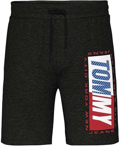 Tommy Jeans Krátke nohavice - TJM ESSENTIAL LOGO SHORT čierne