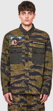 Diesel Bunda - SBUNNELLCMF SHIRT vzororvaná