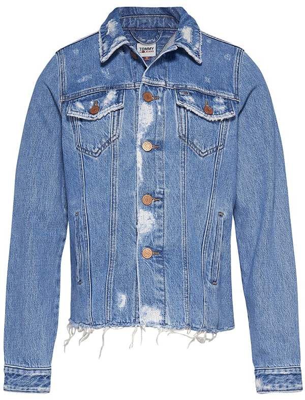 Tommy Jeans Bunda - REGULAR TRUCK JK RH AE718 HLBRD modrá