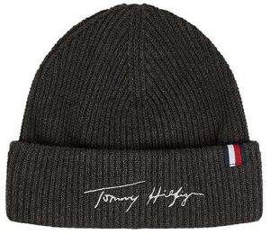 Čiapka - Tommy Hilfiger TH SIGNATURE BEANIE šedá