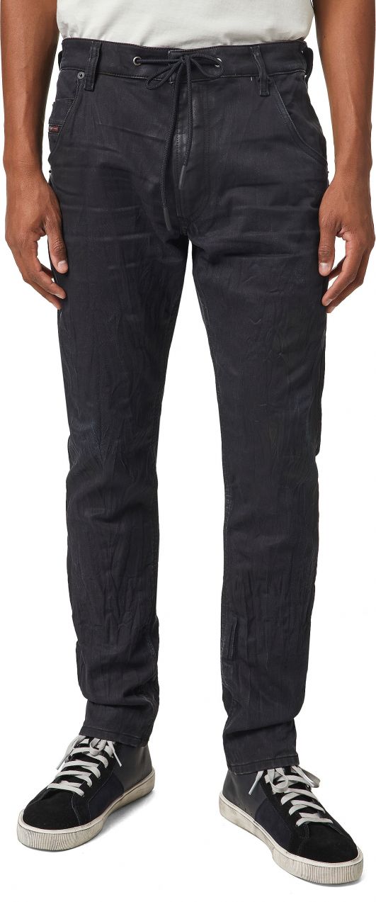 Diesel Rifle - KROOLEYYNE L.32 Sweat jeans čierne